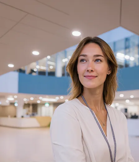 Vrouw in opleiding gezondheidsbevordering