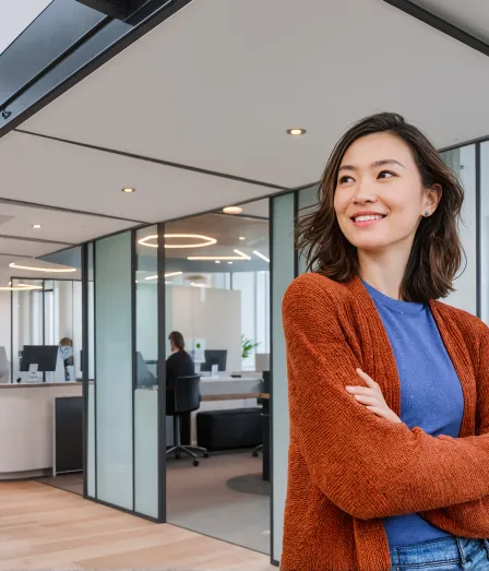 Vrouw in POH-GGZ opleiding bij Habeo+