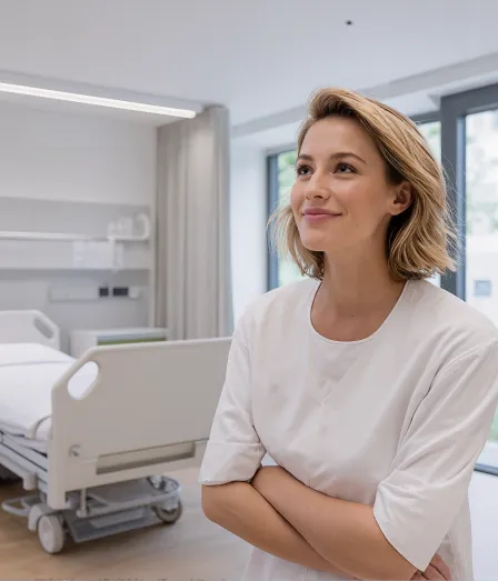 Vrouw in de opleiding Professionele identiteit