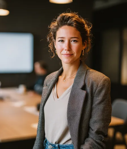 Vrouw die Accountancy studeert bij Habeo+ om haar AA-titel te behalen.