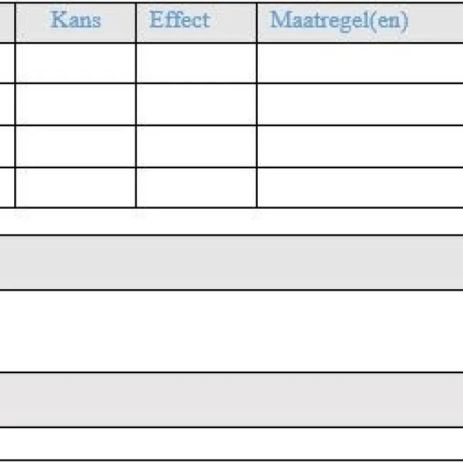 projectplan vervolg