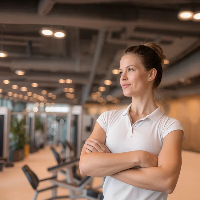 Vrouw in die nascholing fysiotherapie volgt bij Habeo+