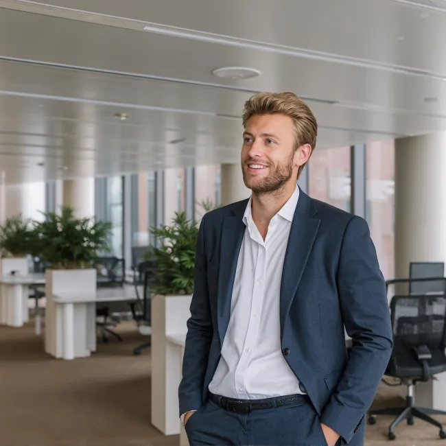 Vrouw in de opleiding tot AA-accountant met de Postbachelor AA MKB (instroom Finance & Control / Financiële master) bij Habeo+.