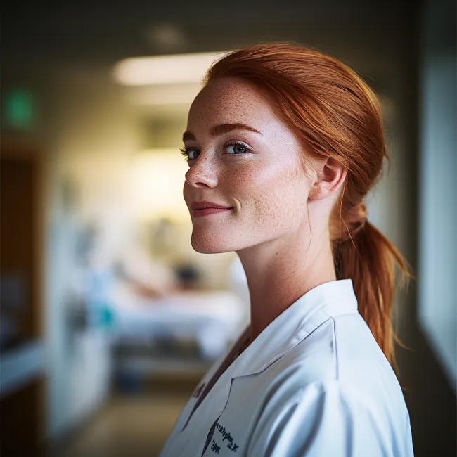 Vrouw in de opleiding Veranderkunde en implementatie van Habeo+