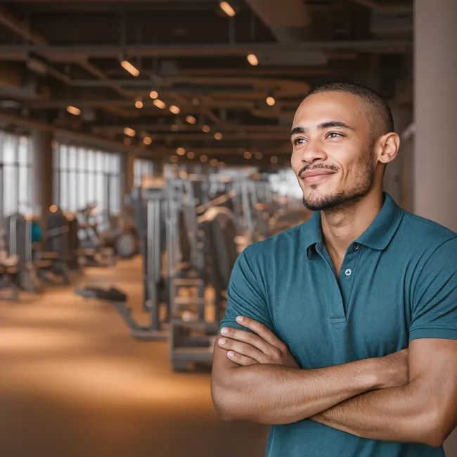 Man in de versnelde master Bekkenfysiotherapie opleiding van Habeo+