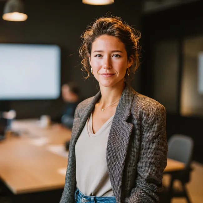 Vrouw die Accountancy studeert bij Habeo+ om haar AA-titel te behalen.