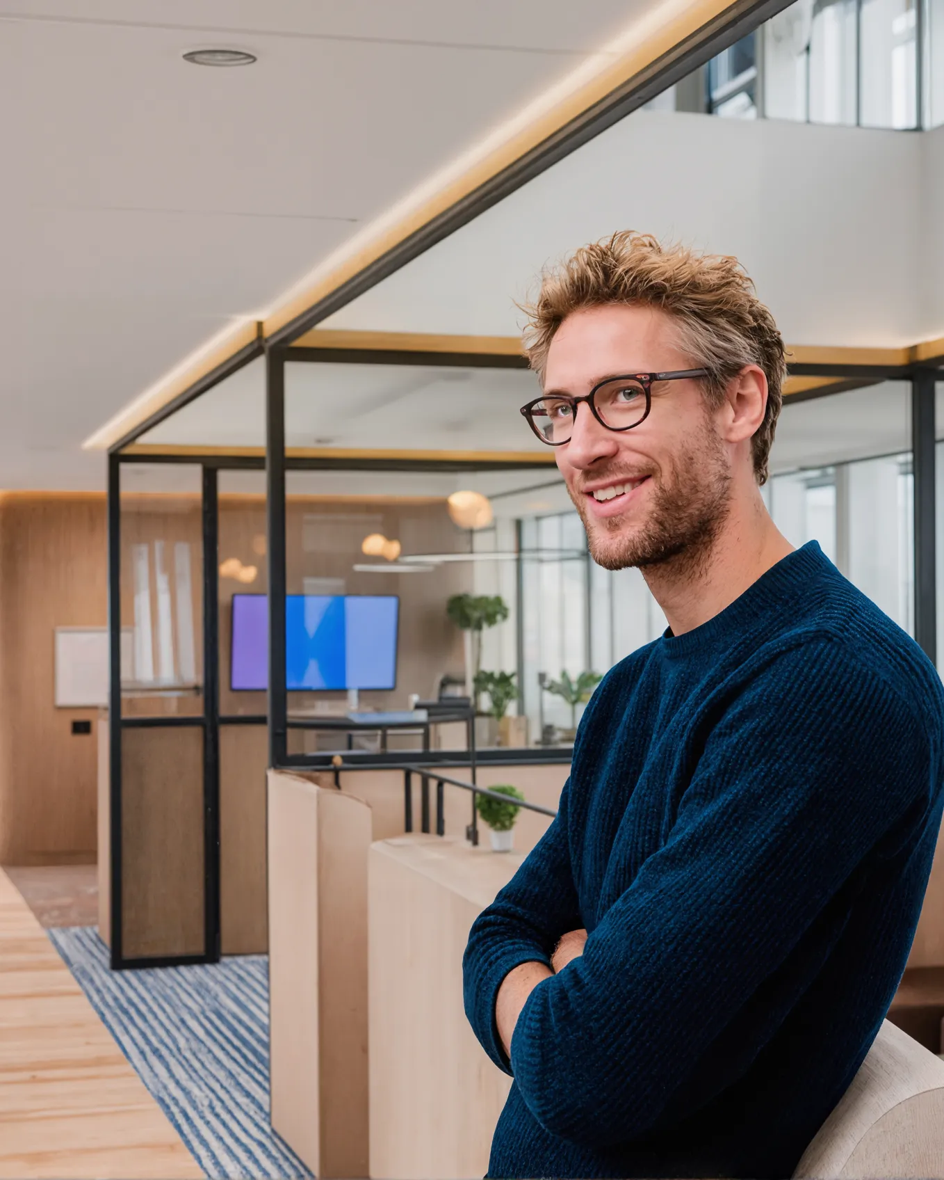 Man in opleiding wijkverpleegkunde bij Habeo+